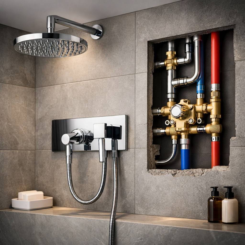 Quality pipes, fittings, taps, and shower systems