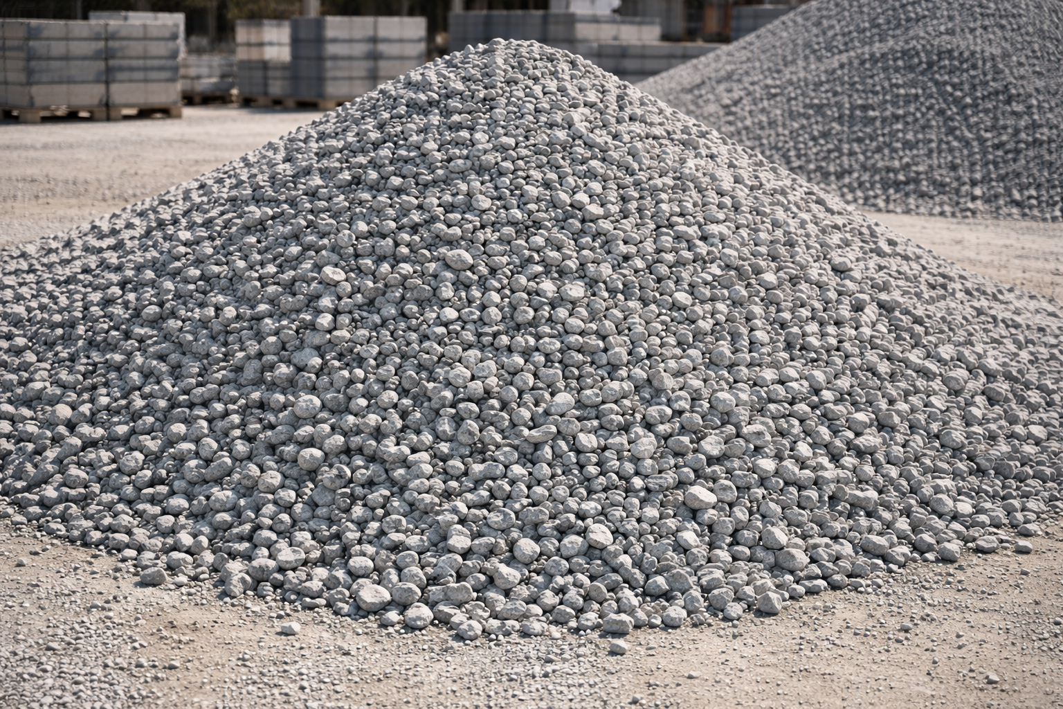 High-strength crushed stone